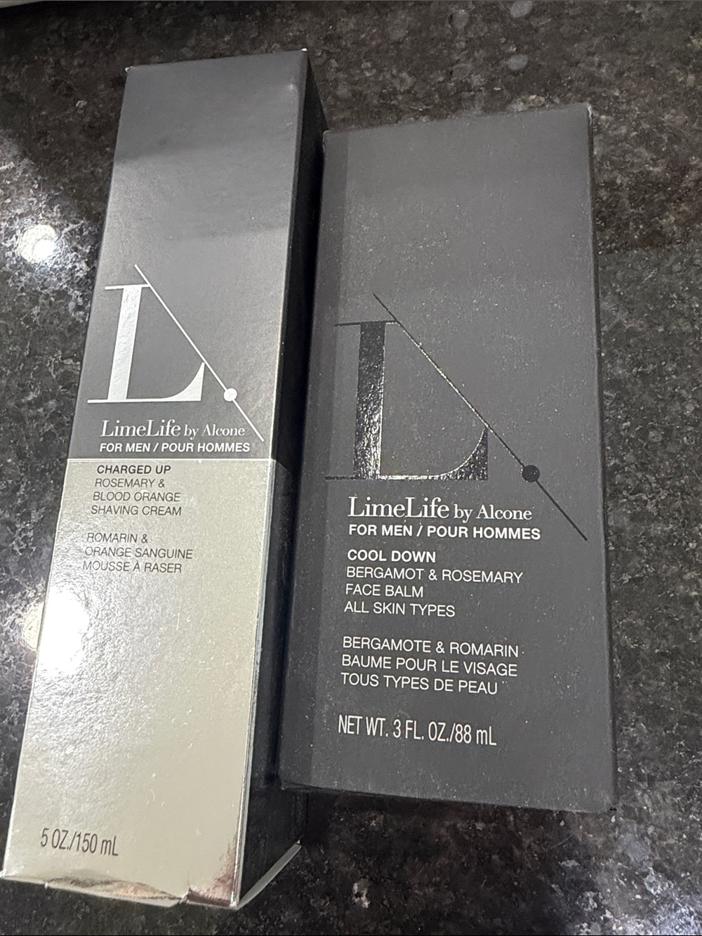 LimeLife by Alcone Men’s Cool Down Face Balm and Charged Up Shaving Cream